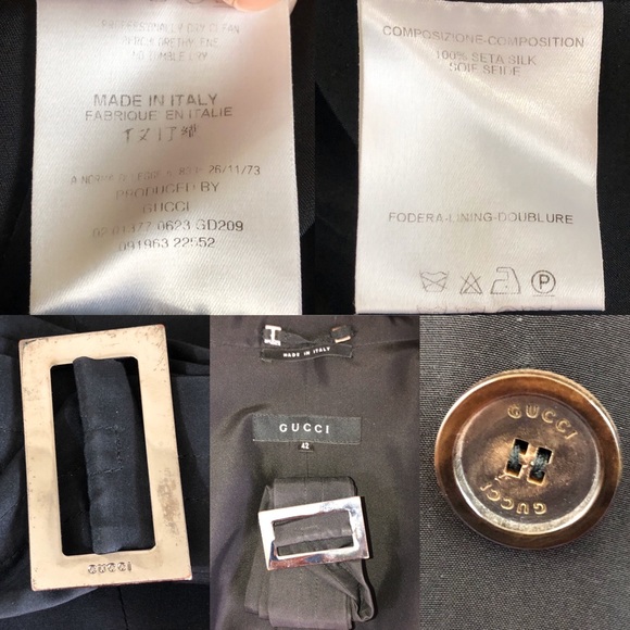 *RARE* 90’s Gucci by Tom Ford Silk Trench Coat - Picture 6 of 8